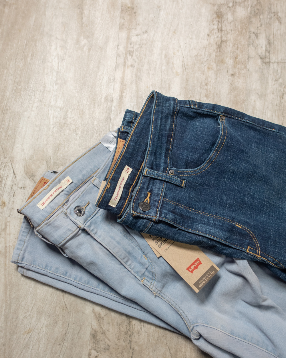 Levi's 720 / 721 High Rise Super Skinny Jeans  [2 pairs